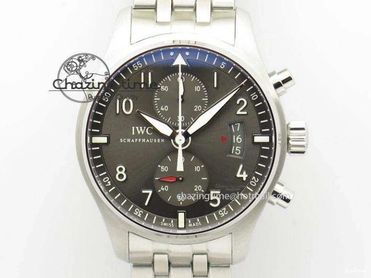 MIROTIME 0305 Mark XVIII IW327002 SS Mk Maker Best Edition White Dial On Black Leather Strap A SunProtective 7298